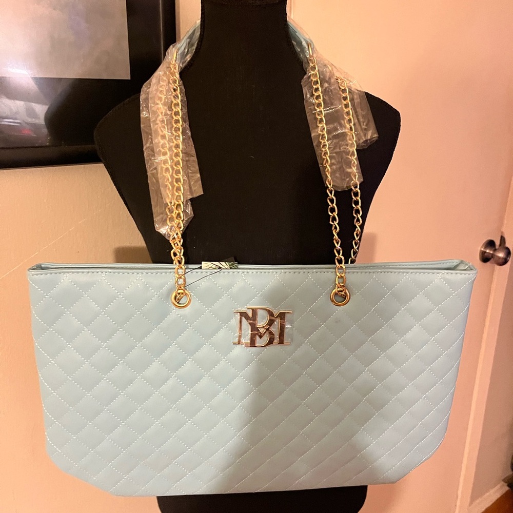 Badgley Mischa Blue Quilted Bag